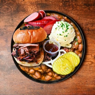 Chopped Brisket Sandwich