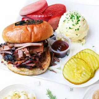 Chopped Brisket Sandwich